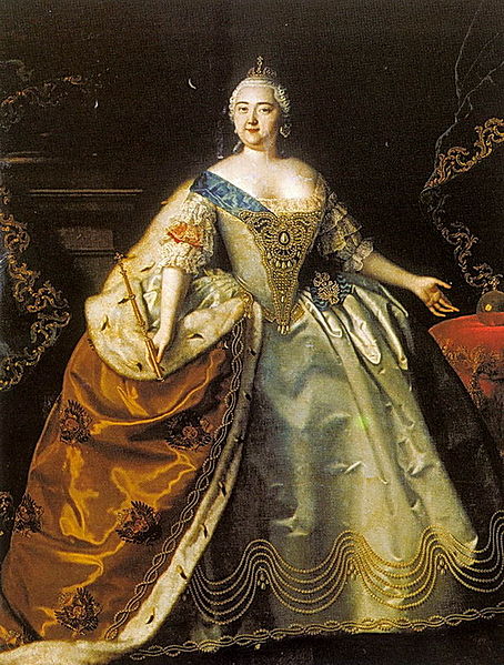 Louis Caravaque Portrait of Elizabeth of Russia